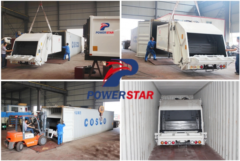super structure kit for Environment garbage compactor truck