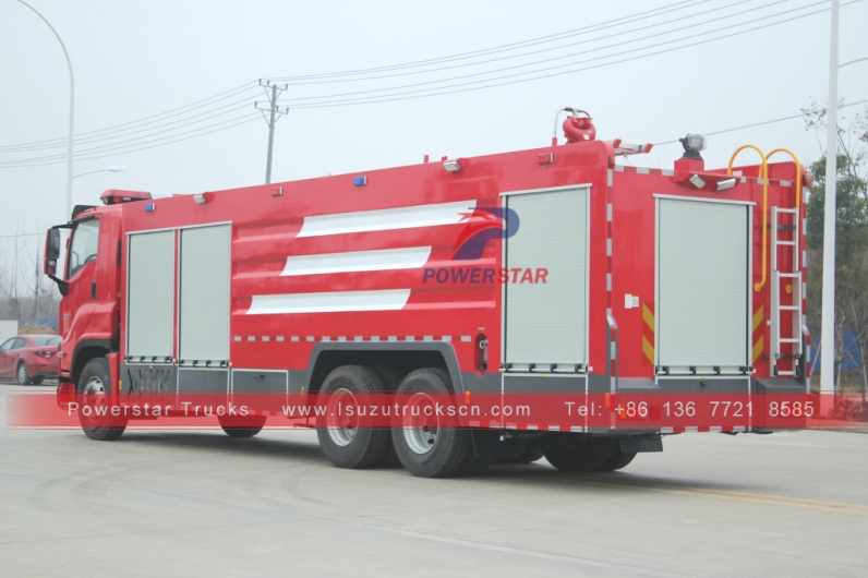 ISUZU GIGA Brand water foam fire engine trucks