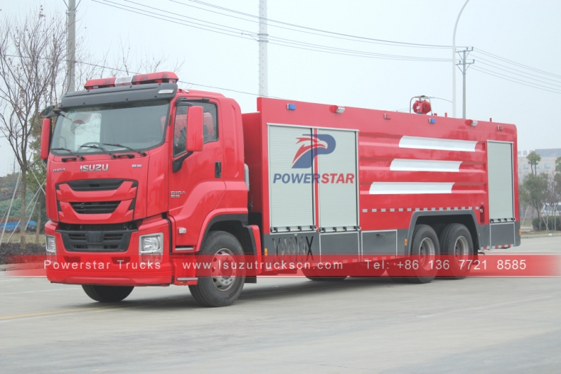 ISUZU GIGA Brand water foam fire engine trucks