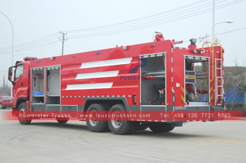 ISUZU GIGA Brand water foam fire engine trucks