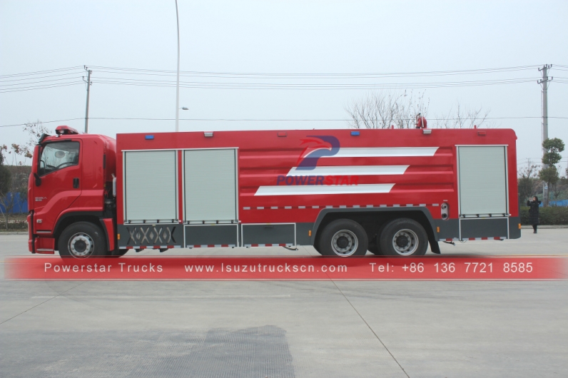 ISUZU GIGA Brand water foam fire engine trucks