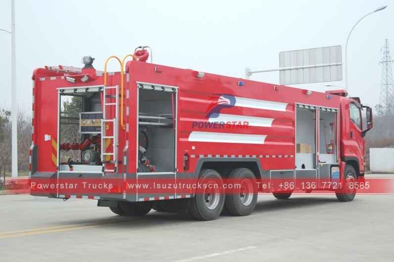 ISUZU GIGA Brand water foam fire engine trucks