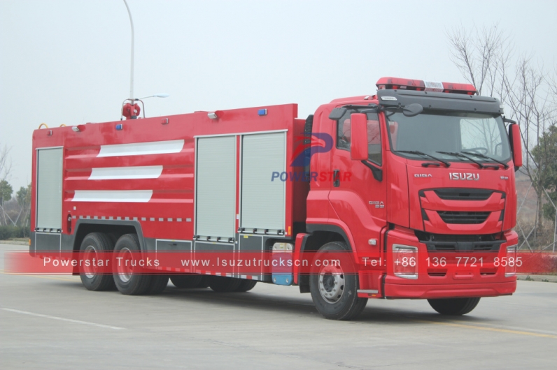 ISUZU GIGA Brand water foam fire engine trucks