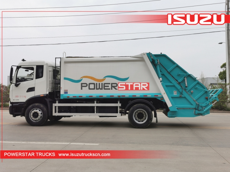 Philippines Isuzu Rear Loader Refuse Trcuk