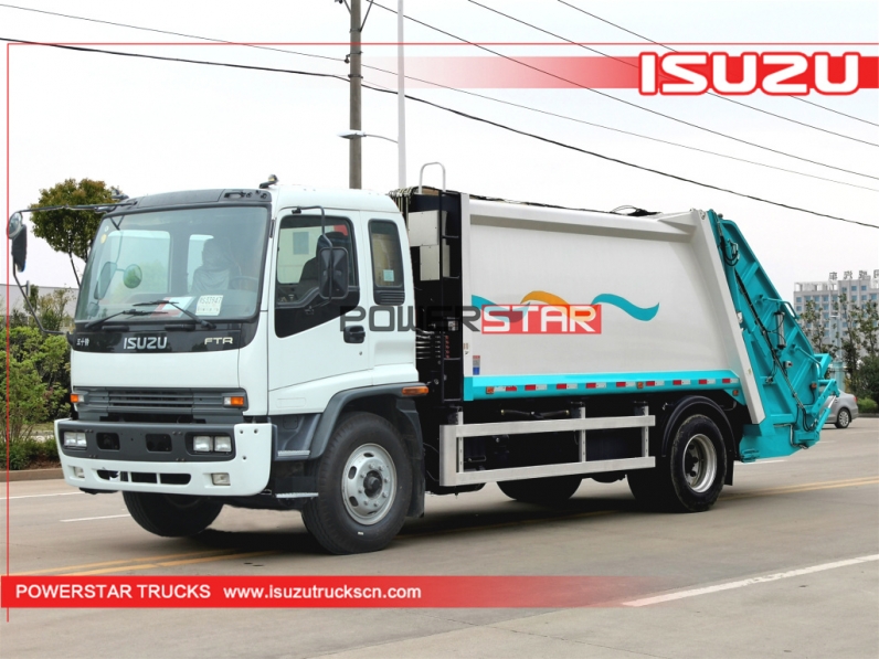 Philippines Isuzu Rear Loader Refuse Trcuk