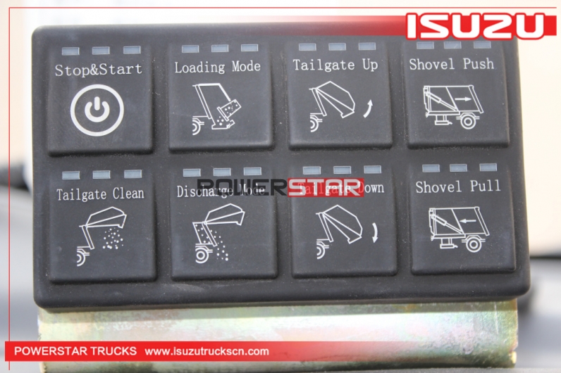 Isuzu 4X2 Truck Refuse Compactor Body for sale