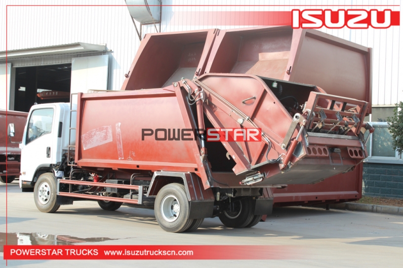 Isuzu 4X2 Truck Refuse Compactor Body for sale
