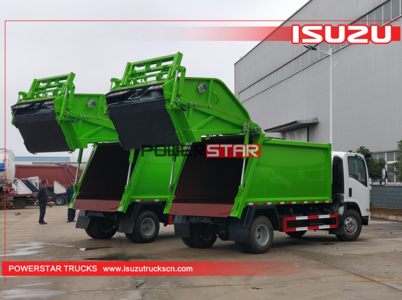Isuzu 4X2 Truck Refuse Compactor Body for sale