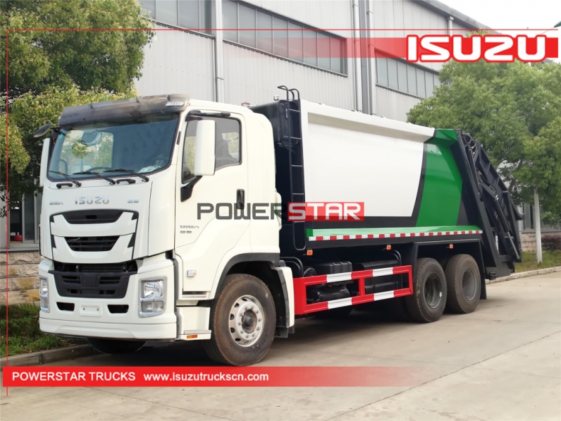 refuse truck with hydraulic compactor system for sale