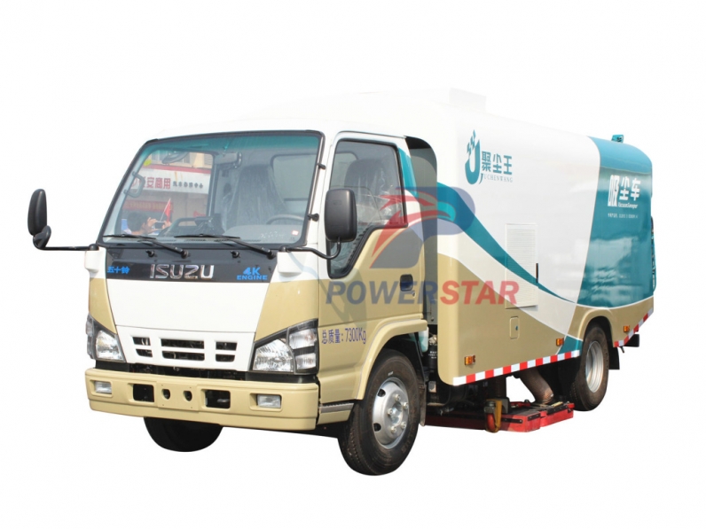 5m3 Pure Vacuum Suction Sweeper Isuzu Dirty suction Vehicle - PowerStar Trucks