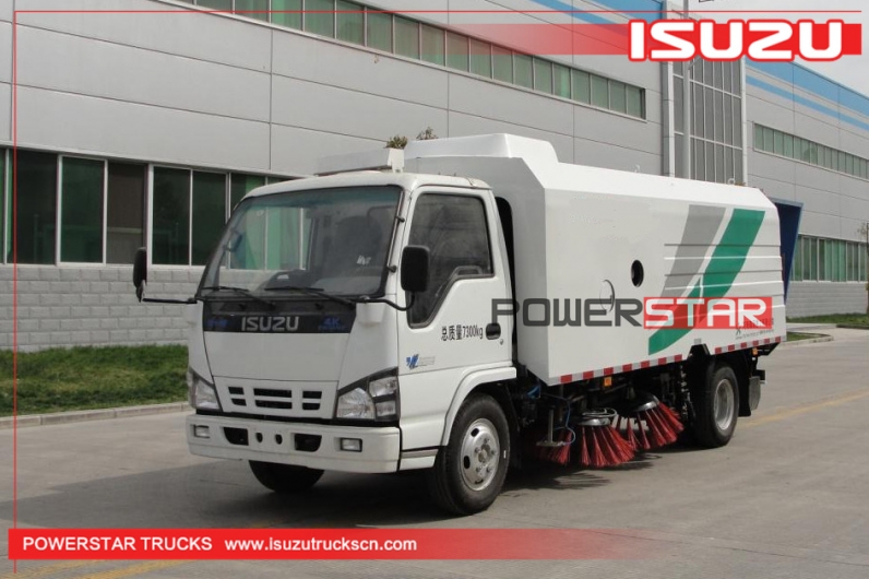 Road sweeping vehicle Isuzu Highways cleaner road sweeper truck