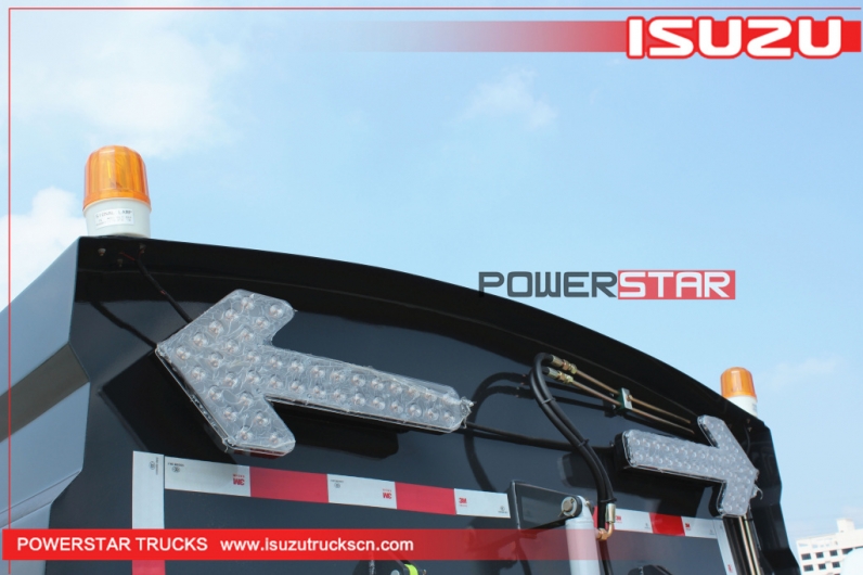 Isuzu brand 4x2 street road sweep truck sweeper sweeping vehicle for public roads