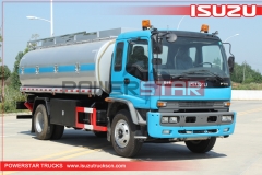 Isuzu brand Fuel Tanker Truck Dimensions Capacity 20 CBM