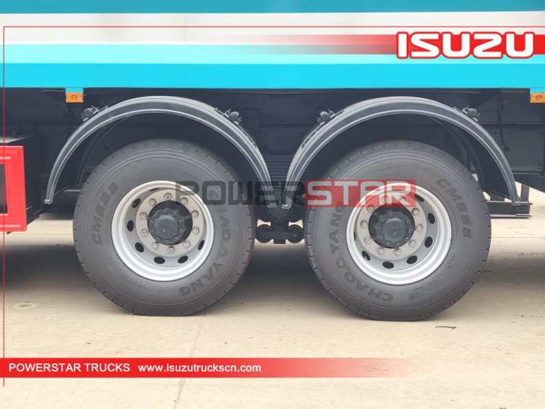 Rear Load Garbage Trucks ISUZU GIGA Hydraulic Garbage Compactor Vehicle