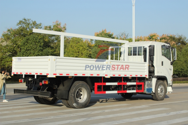 ISUZU GIGA Iron Wood Structure Dropside Lorry Truck for sale