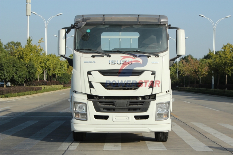 ISUZU GIGA Iron Wood Structure Dropside Lorry Truck for sale