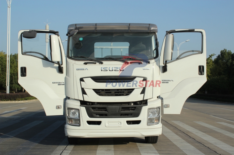 ISUZU GIGA Iron Wood Structure Dropside Lorry Truck for sale