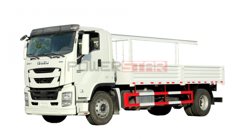 ISUZU GIGA Iron Wood Structure Dropside Lorry Truck for sale