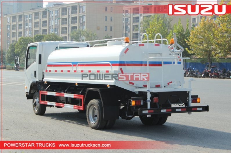 Manufacturer 4X2 ISUZU 8CBM Stainless Steel Drinkable Potable Water Truck