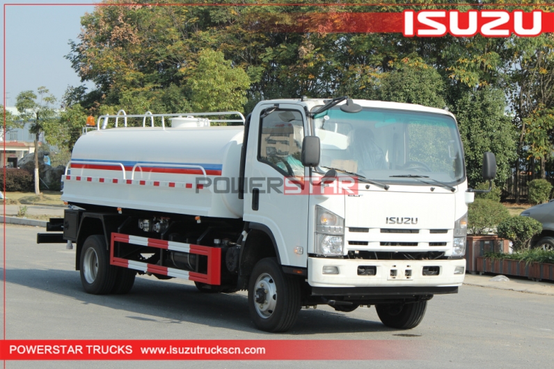 Manufacturer 4X2 ISUZU 8CBM Stainless Steel Drinkable Potable Water Truck