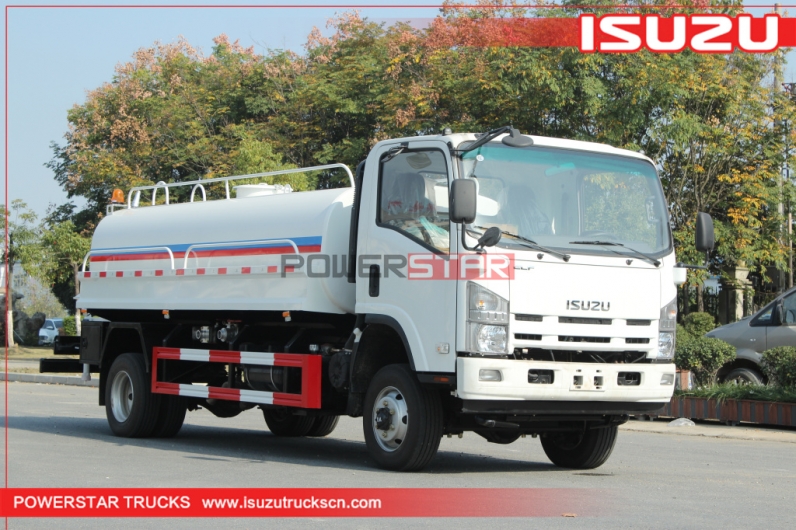 Manufacturer 4X2 ISUZU 8CBM Stainless Steel Drinkable Potable Water Truck