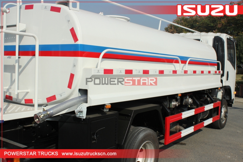 Manufacturer 4X2 ISUZU 8CBM Stainless Steel Drinkable Potable Water Truck