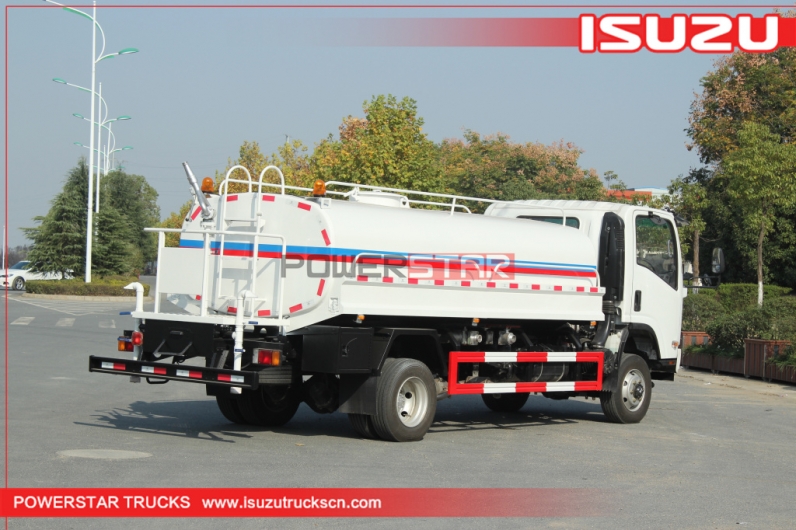 Manufacturer 4X2 ISUZU 8CBM Stainless Steel Drinkable Potable Water Truck