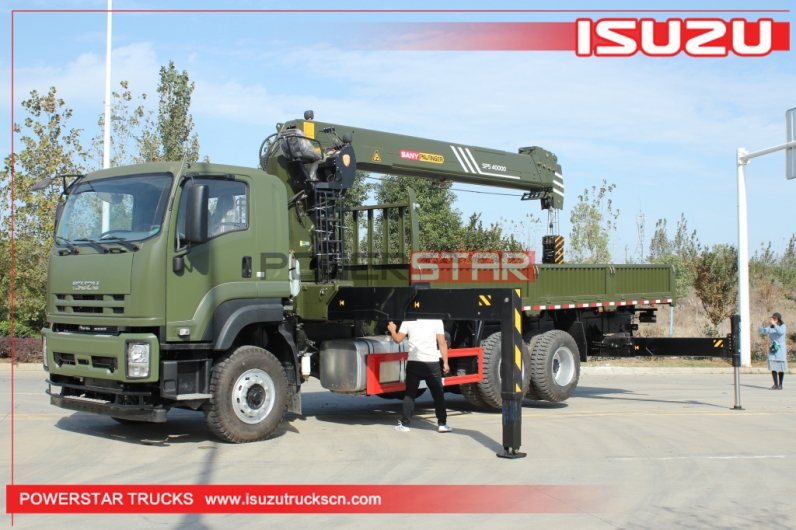 Philippines ISUZU VC46 6X4 Sidewall Fence Dropside 10 Wheeler Cargo Truck