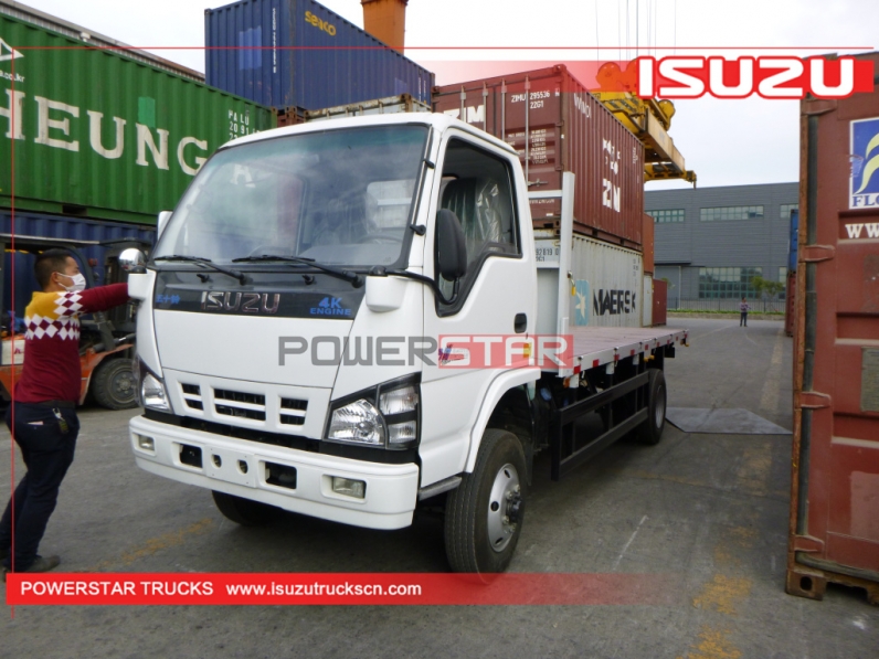 Philippines ISUZU 600P NKR ELF 4WD 4X4 Flatbed Cargo Lorry Trucks