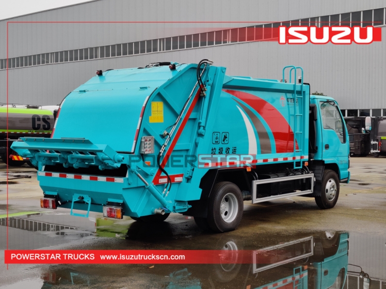 High Quality ISUZU 4X2 Small Garbage Truck From Manufacturer