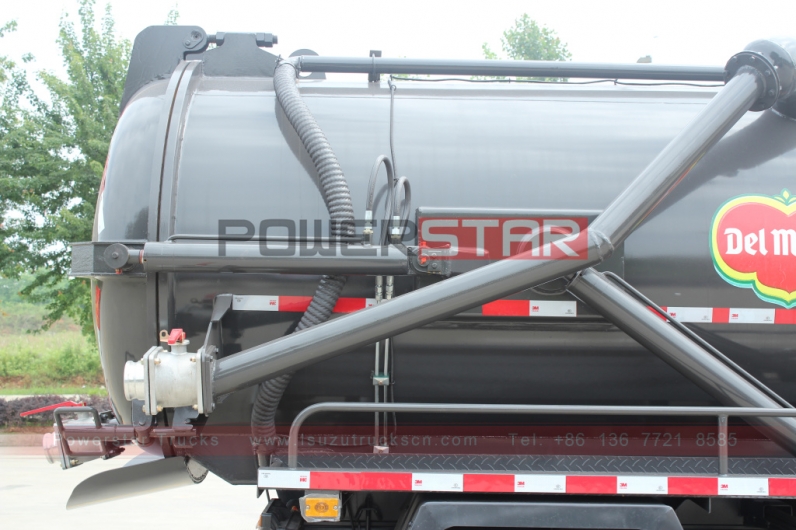 Philippines ISUZU ELF Sewage Suction Tank Fecal Sludge Truck for Sale