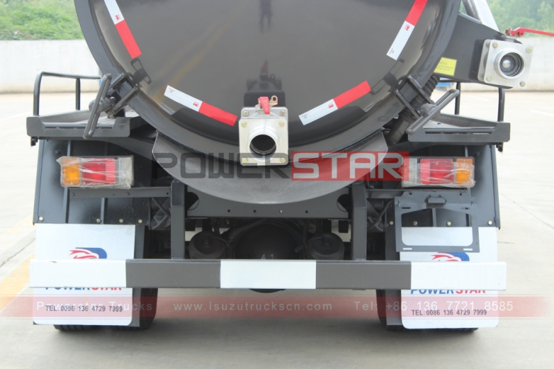Philippines ISUZU ELF Sewage Suction Tank Fecal Sludge Truck for Sale