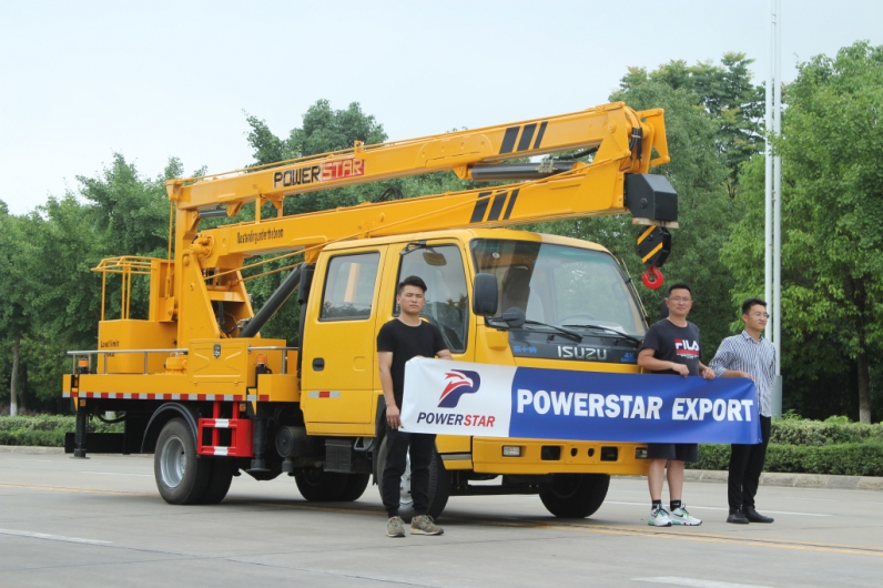 ISUZU 600P aerial platform lift truck / aerial work vehicle for sale