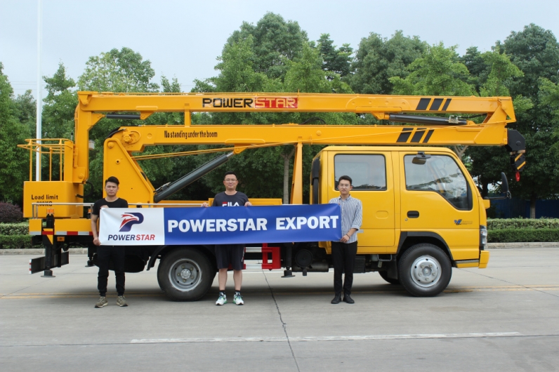 ISUZU 600P aerial platform lift truck / aerial work vehicle for sale