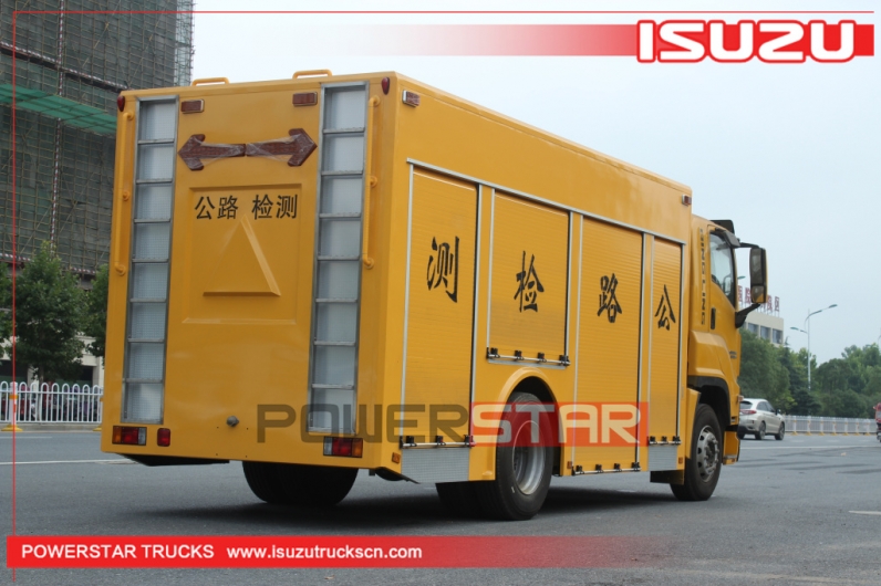 Isuzu Bridge Detection Truck with inspection platform