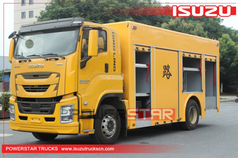 Isuzu Bridge Detection Truck with inspection platform