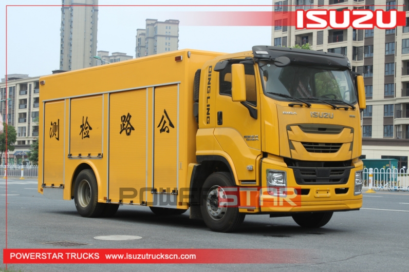 Isuzu Bridge Detection Truck with inspection platform