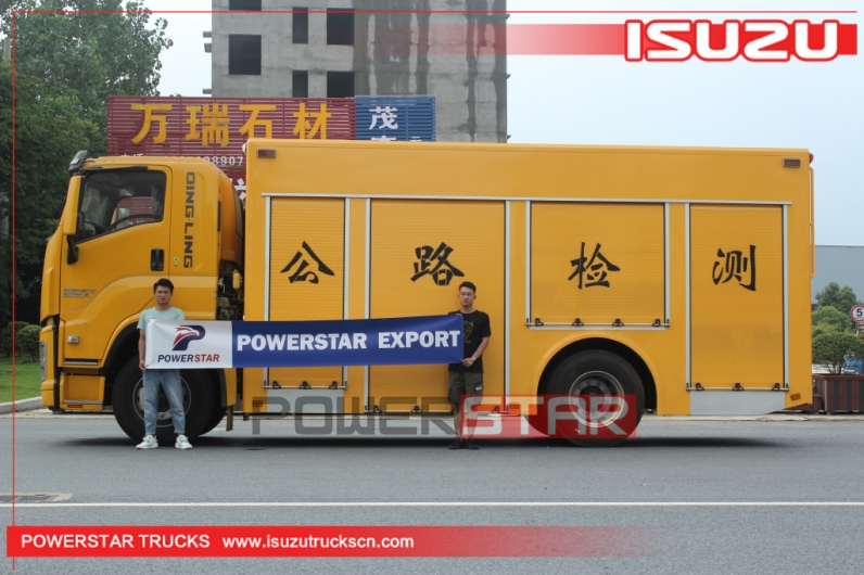 Isuzu Bridge Detection Truck with inspection platform