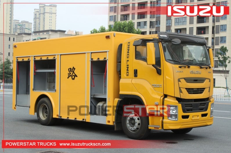 Isuzu Bridge Detection Truck with inspection platform