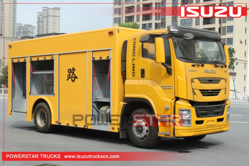 Isuzu Bridge Detection Truck with inspection platform