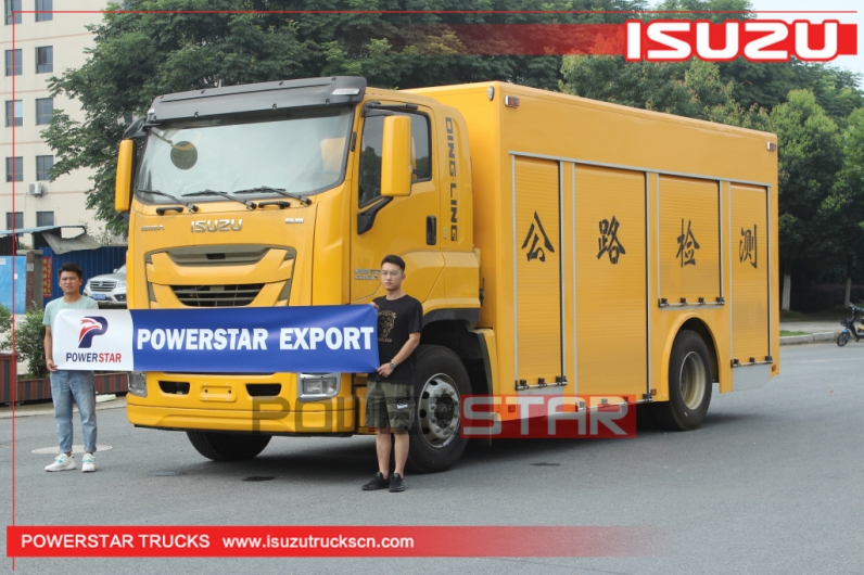 Isuzu Bridge Detection Truck with inspection platform