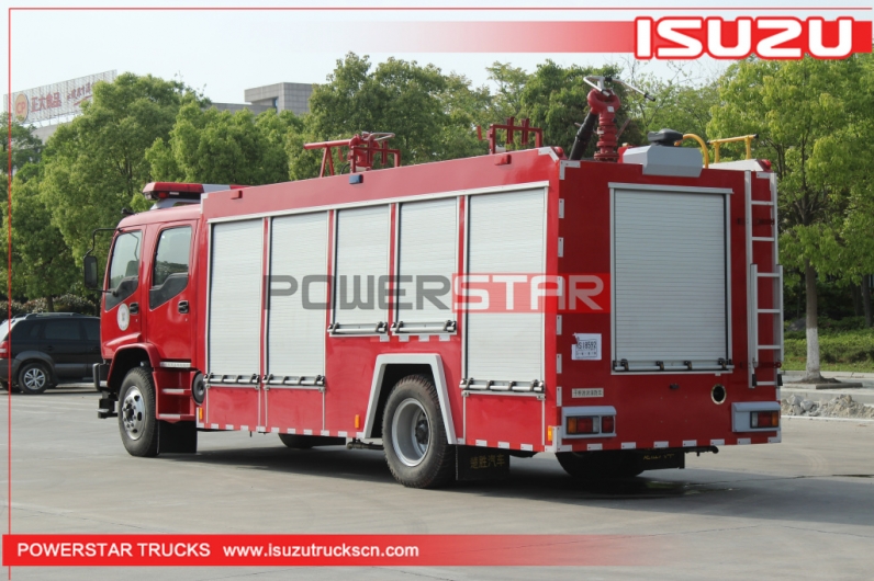 Brand new ISUZU FVR Water Foam Dry Powder Rescue Fire Truck