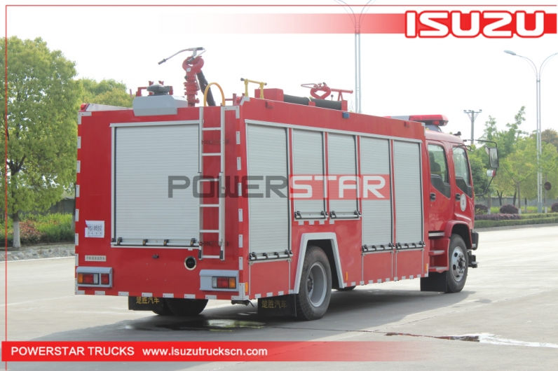 Brand new ISUZU FVR Water Foam Dry Powder Rescue Fire Truck