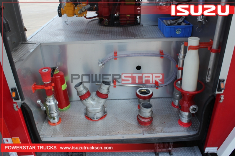 Brand new ISUZU FVR Water Foam Dry Powder Rescue Fire Truck