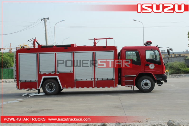 Brand new ISUZU FVR Water Foam Dry Powder Rescue Fire Truck