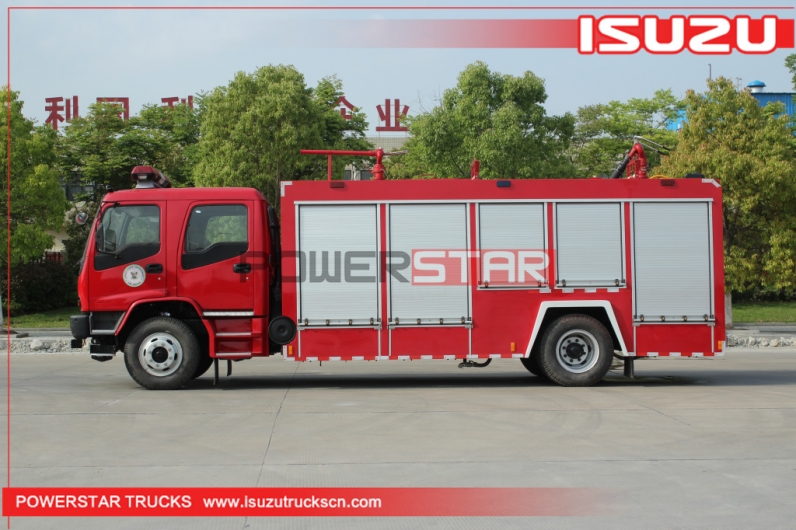 Brand new ISUZU FVR Water Foam Dry Powder Rescue Fire Truck