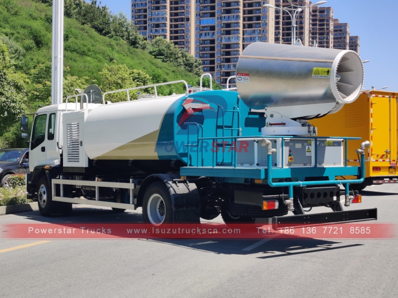 Original Factory ISUZU FTR Green Water Truck With Dust Suppression Sprayerr