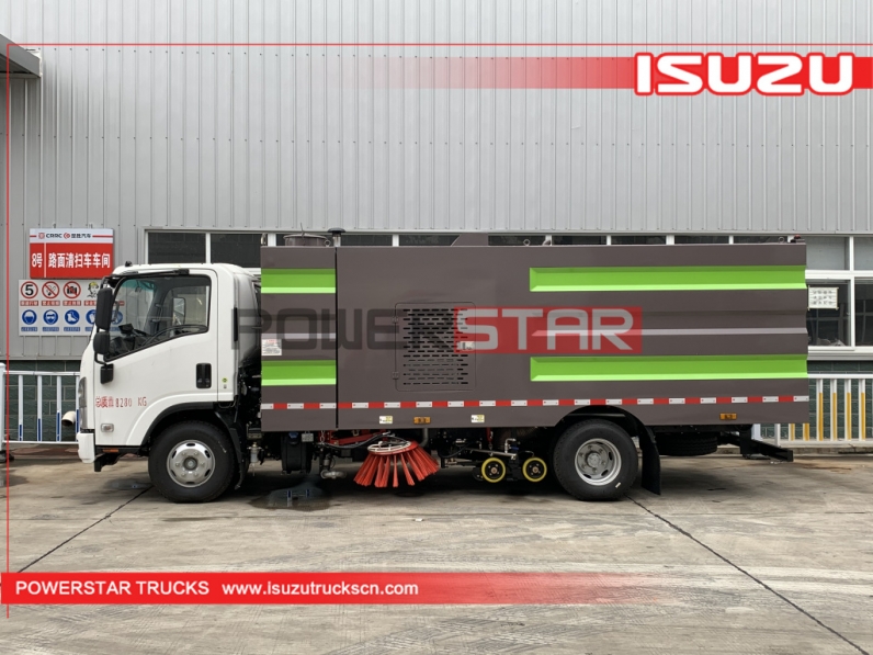 ISUZU ELF KV100  High Pressure Water Washing Road Sweeper Truck