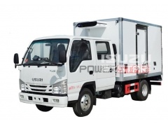 Isuzu double cabin Refrigerated cooling van truck