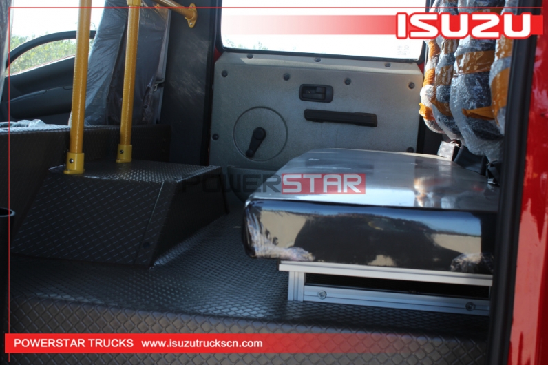 Industrial fire fighting truck ISUZU Fire Fighting Tanker